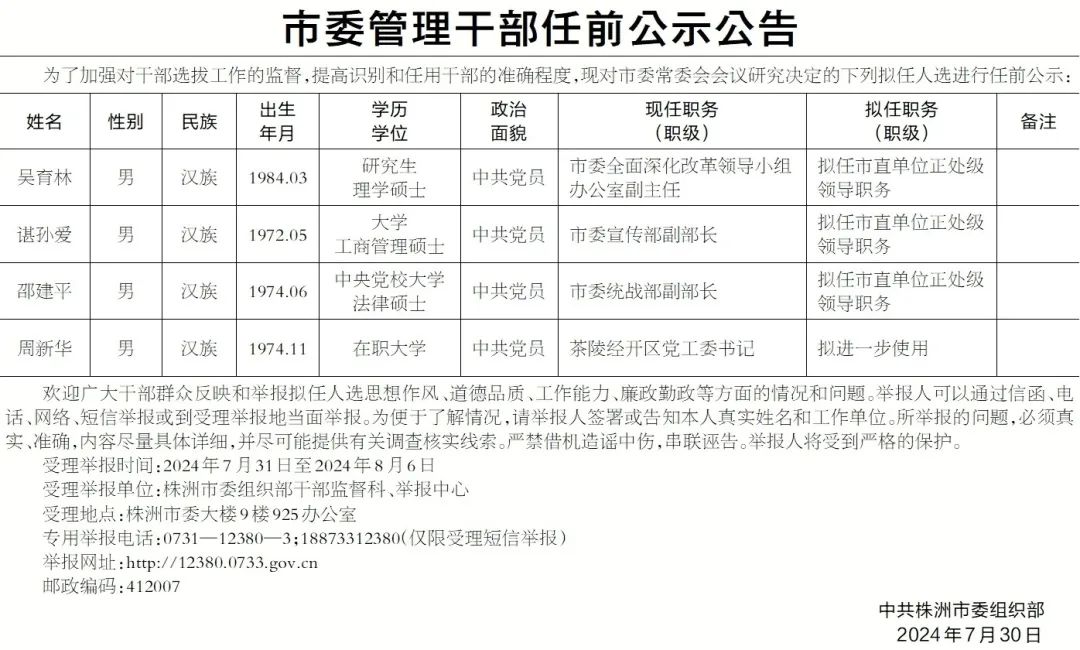 常熟市管干部最新公示，深化人才队伍建设新进展