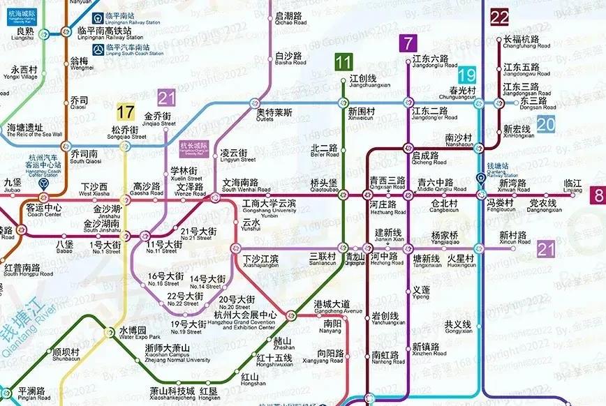 杭州地铁最新线路图全景解析