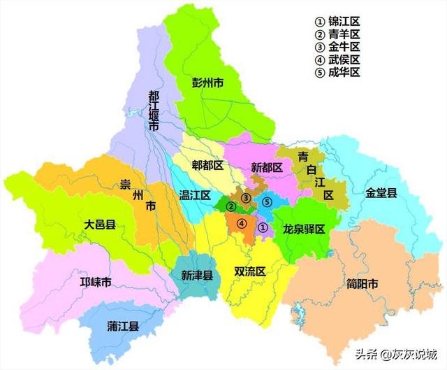 成都最新全地图概览