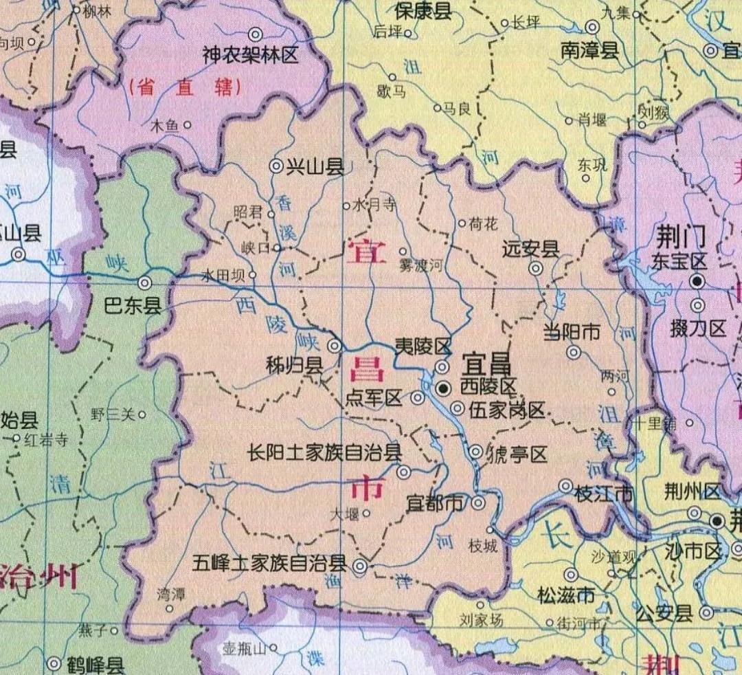 宜昌市区最新地图，揭示城市新面貌